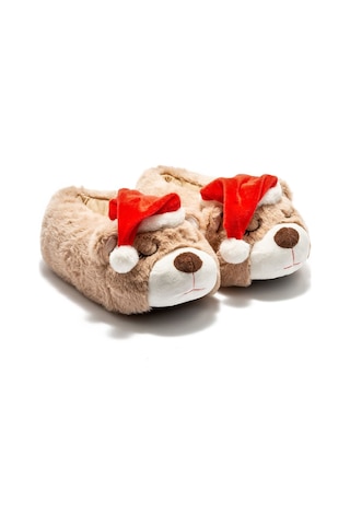 Twigy Duman Kadın,Garson Boy Hayvanlı Panduf Kahverengi 36/41 CC0575 Kahverengi