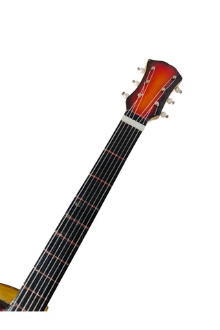 El Yapımı 1/4 Ölçek Minyatür Elektro Gitar Gibson Es-275 Sunburst