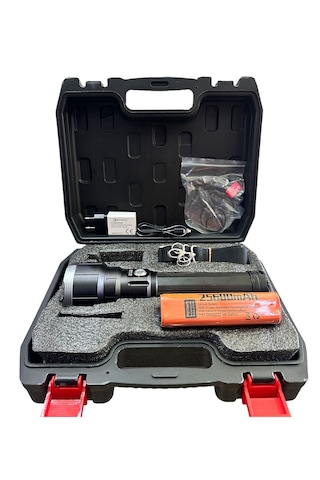 Powerdex Pd-13000 Profesyonel Büyük Avcı Feneri 55w 5500 Lümen Siyah