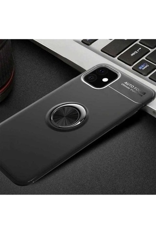 Apple Uyumlu iPhone 11 Kılıf Zore Ravel Silikon Kapak Siyah