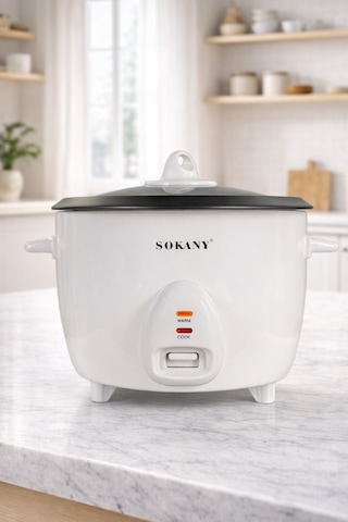 Sokany SK-07058 1.8 L Elektrikli Pilav Makinesi Ve Buharlı Pişirici
