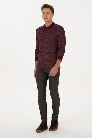 U.S. Polo Assn. Erkek Kahverengi Slim Fit Jean Pantolon 50310320-VR221
