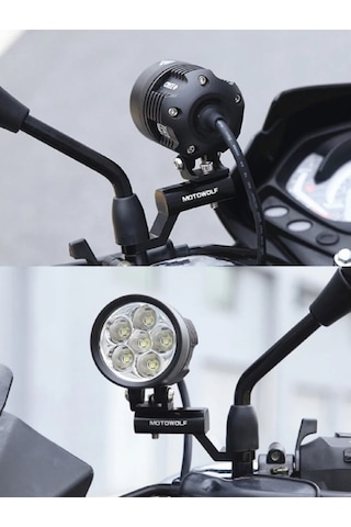 Ayna Ayağına Motosiklet Telefon Tutucu - Aksesuar Takma Aparatı