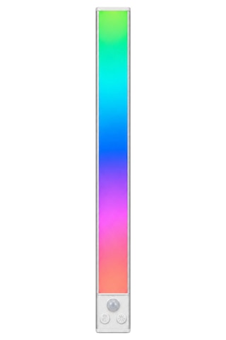 Tıcaro 40 Cm Rgb Sensörlü Şarjlı Led Dolap Işığı, 94 Led, 3000 Mah, 1 Adet Gümüş
