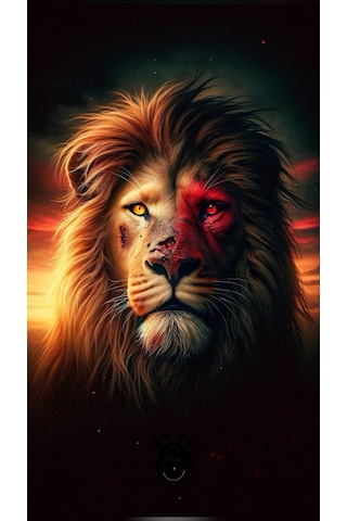 Galatasaray Aslan Ev Duvar Salon Ofis Dükkan Hediyelik Dekarasyon Süsü