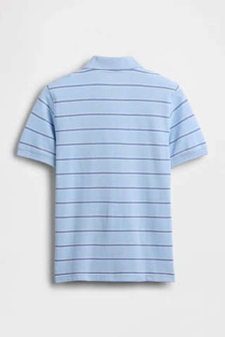 Gap Erkek Çocuk Logo Detaylı Pique Mavi Polo T-shirt-13557 Mavi