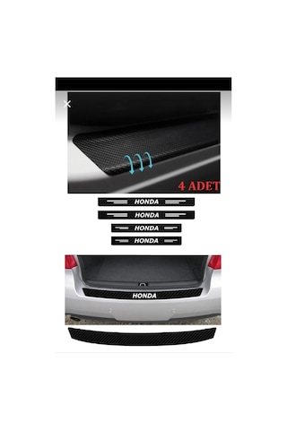 Honda Cr-z Bağaj Ve Kapı Eşiği Karbon Sticker Set