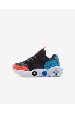 Skechers Lil Gametronix Küçük Erkek Çocuk Siyah Spor Ayakkabı 402262N Bkmt