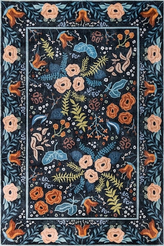 Artloop Fuga Kadife Dokulu Siyah/beyaz Modern Desenli Halı Ka 19