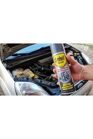 Selsil Susuz Motor Temizleme Spreyi 500 ML Gri