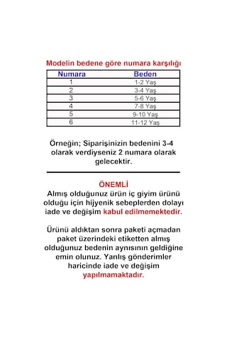 Tutku Askılı Pamuk Penye Erkek Çocuk Atlet 6'lı - Beyaz