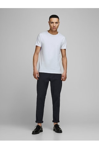 Jack & Jones Jack Jones Basic O-Neck Tee S/S Noos Erkek Beyaz Tshirt 12058529- Beyaz