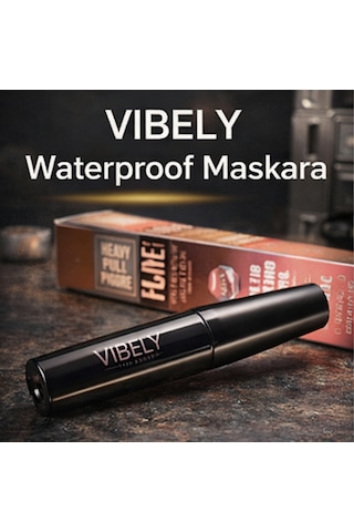 Vıbely Waterproof Maskara Big Volume Kirpik Uzatıcı Dolgunlaştırıcı Siyah 1055