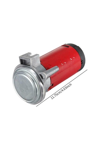 Homyl Horn Loud Car Hava Kornası Kompresörü Kırmızı