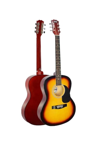 Midex Rg-550sb Pack Kaliteli Kesik Kasa Sunburs 40 İnç Akustik Gitar Seti 4/4 Yetişkin