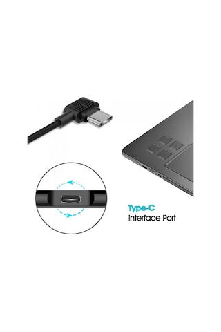Veikk A50/a15/a15pro,vk1060/vk1060pro Grafik Tablet Uyumlu Usb To Type-c Kablo