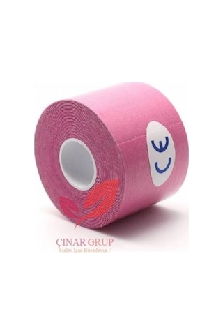 Vzn Kinesio Sport Tape Sporcu Bandı Pembe Renk 5Cm X 5M