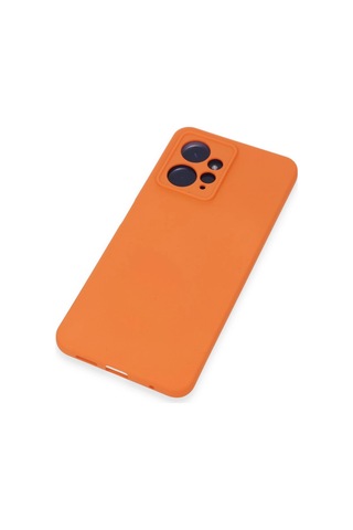 Cosmotex Newface Xiaomi Redmi Note 12 4g Kılıf Nano İçi Kadife Silikon - Turuncu