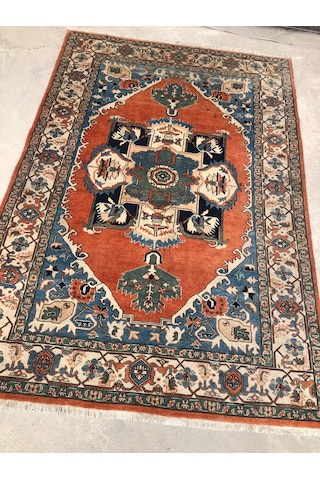 El Dokuma Ipek Yün Iran Tebriz Halı 292X200Cm 008