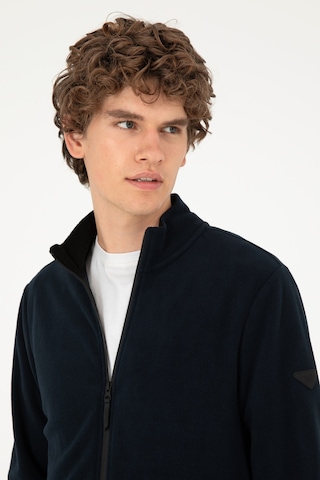 U.S. Polo Assn. Erkek Lacivert Basic Polar Hırka 50298066-VR033