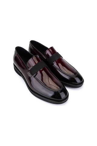 Tamer Tanca Erkek Hakiki Deri Bordo Casual Ayakkabı 987 402 Erk Ayk Sk25-26 Bordo Acma Bordo
