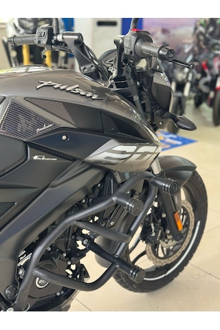 Bajaj Pulsar Ns 200 Özel Üretim Ön Koruma Demiri 3 Takozlu Siyah
