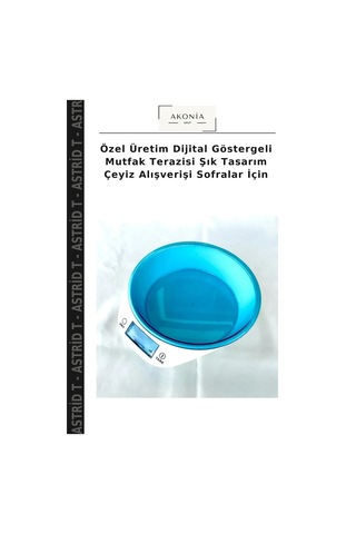 Özel Üretim Dijital Göstergeli Mutfak Terazisi Şık Tasarım Çeyiz Alışverişi Sofralar İçin Çok Renkli