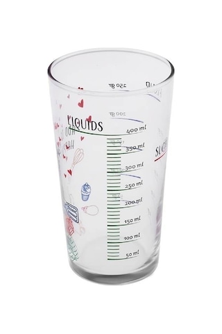 Karaca Carme Kırmızı Ölçü Bardağı 550 ml