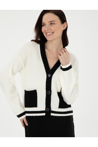 Pierre Cardin Kadın Ekru Hırka Triko 50300098-vr019 Ekru