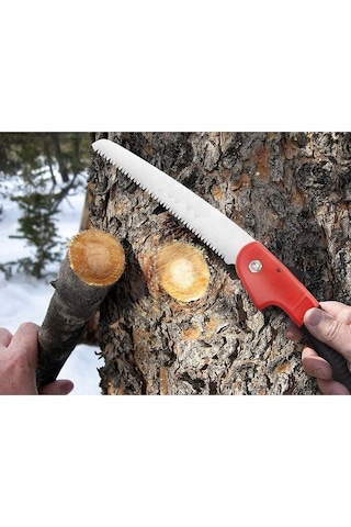 Premium Hobi Budama Testeresi Katlanır Testere Dal Ağaç Kesme Budama 180 Mm