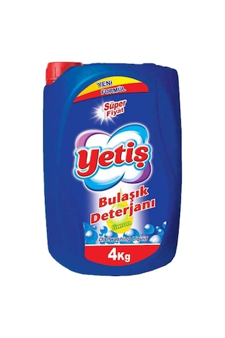 Yetiş Limon Kokulu Sıvı Bulaşık Deterjanı 4 KG