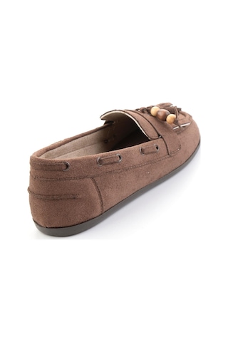 Bambi Kahve Kadın Loafer Ayakkabı K01566004972 Kahve