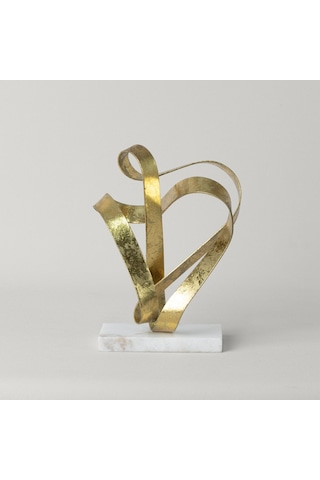 Linens Medlin Dekor 19x13x27 Cm Gold