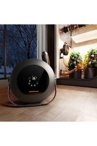 Spider Farmer Fanlı Isıtıcı, 540w, Akıllı Sıcaklık Ayarı, 10 Ptc Boru, Sessiz Ve Enerji Tasarruflu