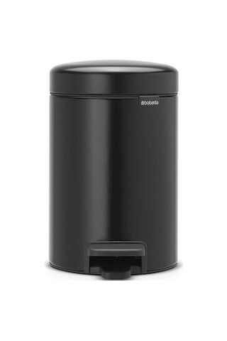 Brabantia Çöp Kutusu Newicon Pedallı 3 Lt Matt Black