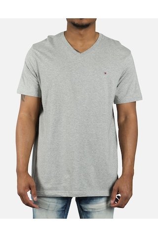 Tommy Hilfiger Tommy Hılfıger Erkek T-shırt 09t3140-004 Gri