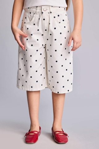 Defacto Gabardin Kapri Kız Çocuk H6565a826smwt34 Beyaz-wt34