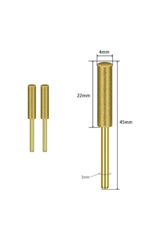 Trendooze Zincir Testere Testere İçin Elmas Dişlerini Bileyici Bilemek Aksesuarları 4mm Vd