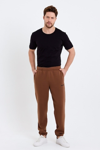 JAHR MARC Kahverengi Oversize Erkek Eşofman Altı Kahverengi