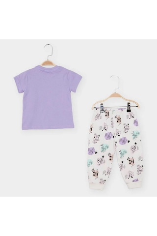 Çimpa Minnie Bebe Pijama Takımı 21789 Lila