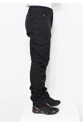 Mudwill Softshell Kargo Cepli Kışlık Erkek Pantolon-siyah 300201 Siyah