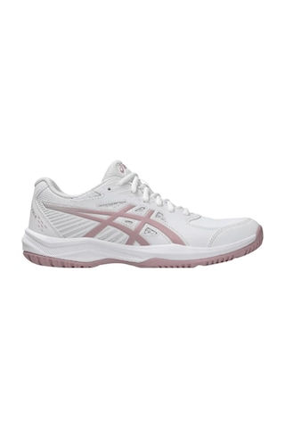 Asics Court Slide 4 Beyaz Pembe Kadın Tenis Ayakkabısı