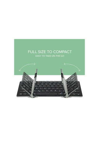 Plugable Katlanabilir Tam Boyutlu Bluetooth Klavye