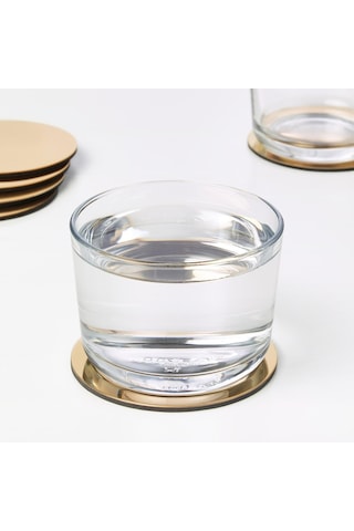 Ikea Glattis Bardak Altlığı, Tutucu, Pirinç, 16 Cm Sku: Smg8690010587831 Acı Kahverengi