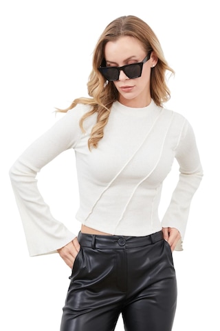 Fitilli Parçalı Bluz