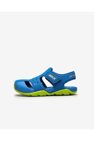 Skechers Side Wave Büyük Erkek Çocuk Mavi Sandalet 92330L Bllm Mavi