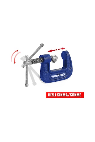 Workpro Wp232016 25mm G Tipi İşkence