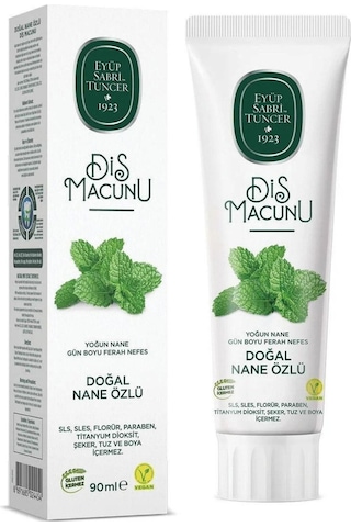 Eyüp Sabri Tuncer Doğal Nane Özlü Diş Macunu 6 x 90 ML