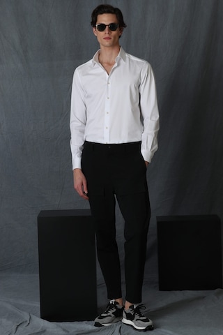 Lufian Aler Erkek Smart Gömlek Comfort Fit Beyaz