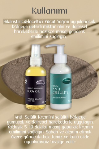 Mecitefendi Selülit Kremi + Vücut Bakım Sıkılaştırıcı Yağ